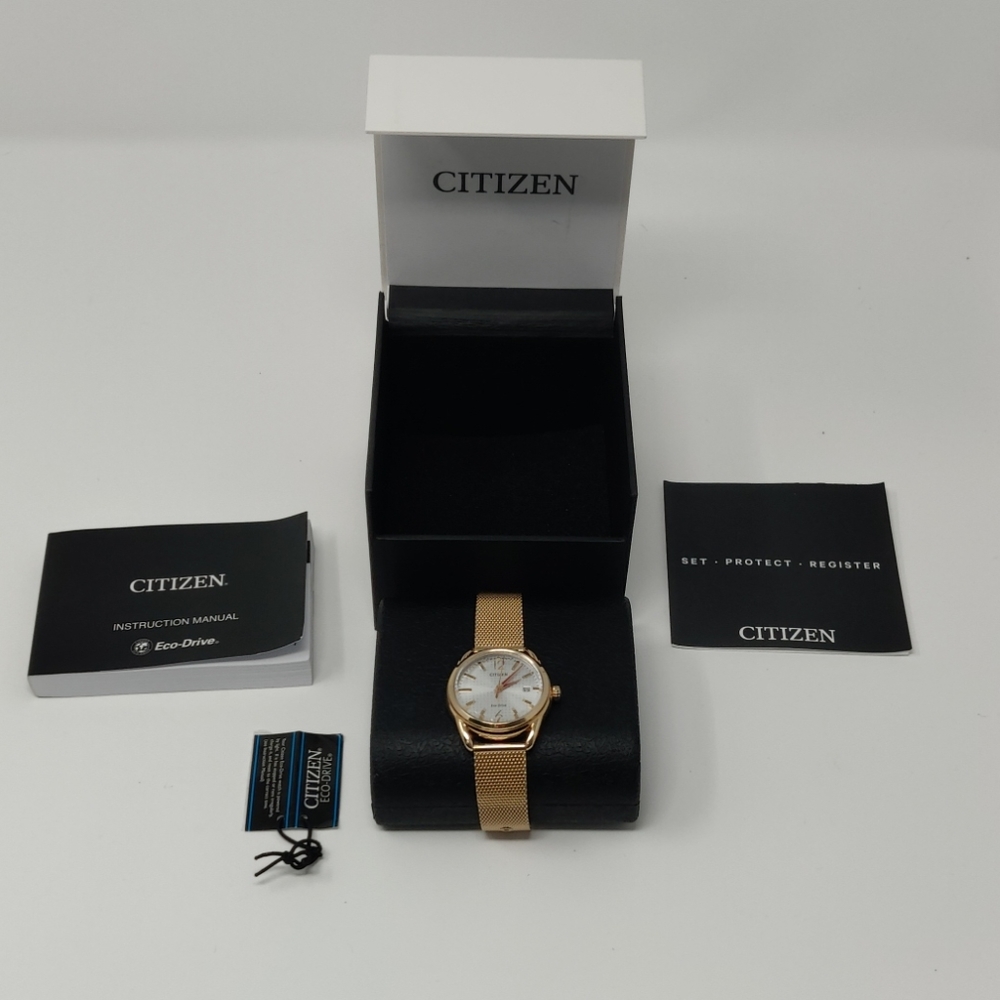 Citizen Women's Gold-Tone Mesh Watch - Picture 6 of 6